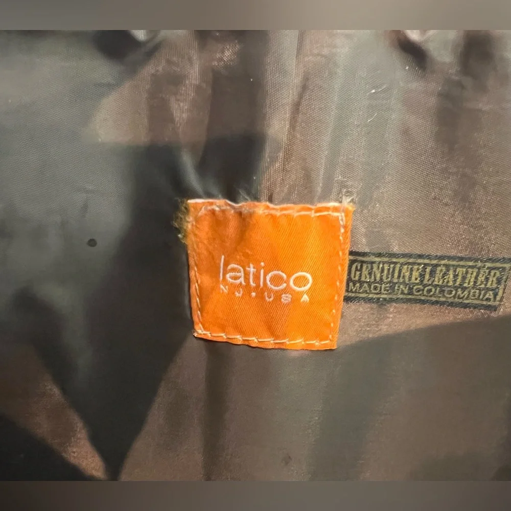 Latico Dark Brown Leather Messenger Bag
